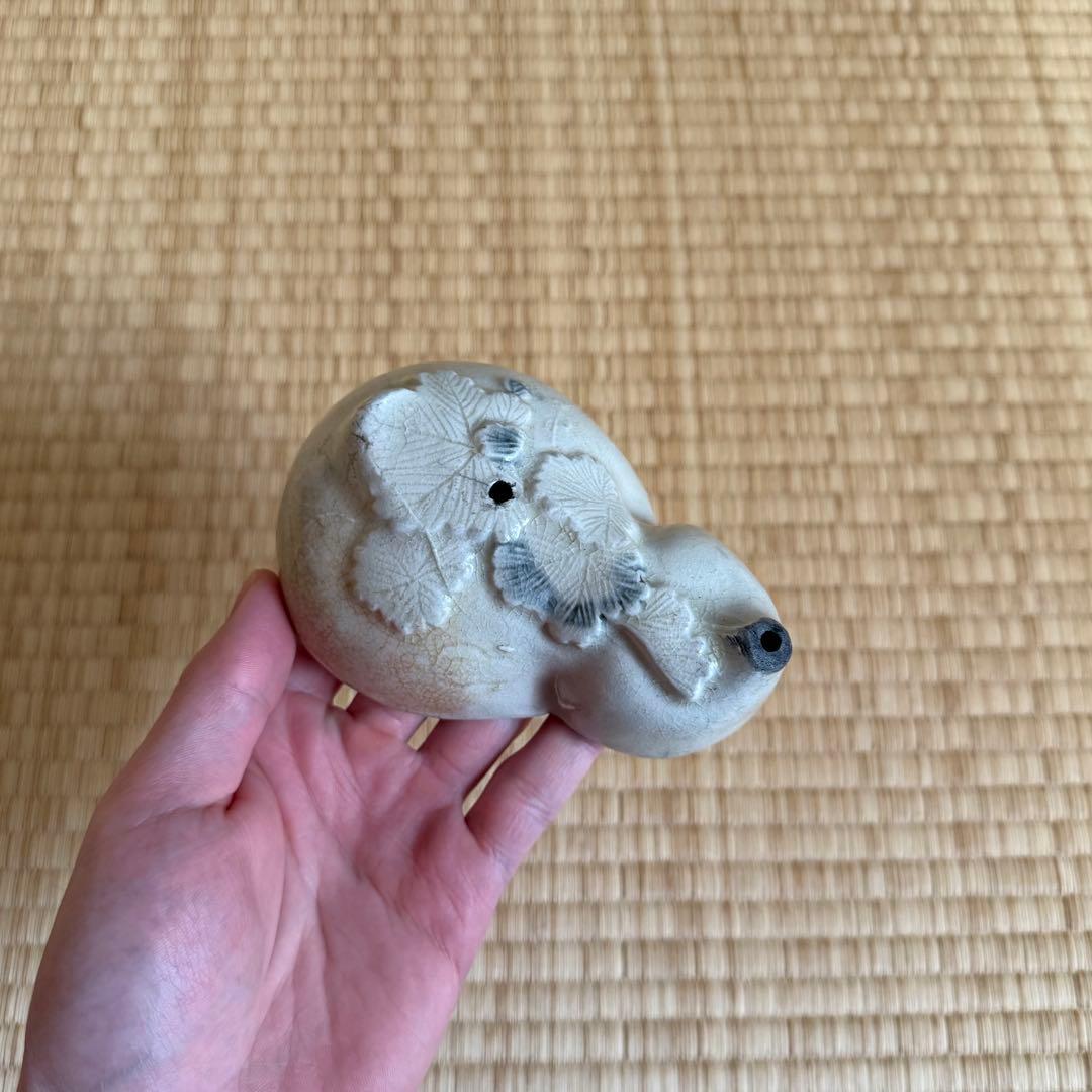 御深井 特大 水滴 瓢箪 江戸時代 発掘品 古伊万里 古瀬戸 美濃 古美術 骨董