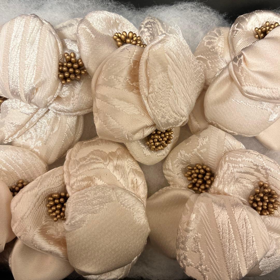 花飾り　成人式　前撮り