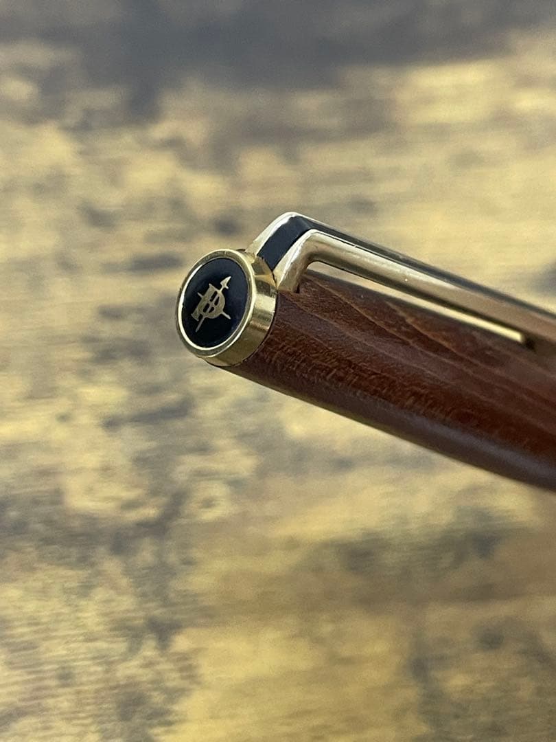 美品　1971年製　初代カスタム　高級天然　イタヤカエデ 大型18金　F 万年筆