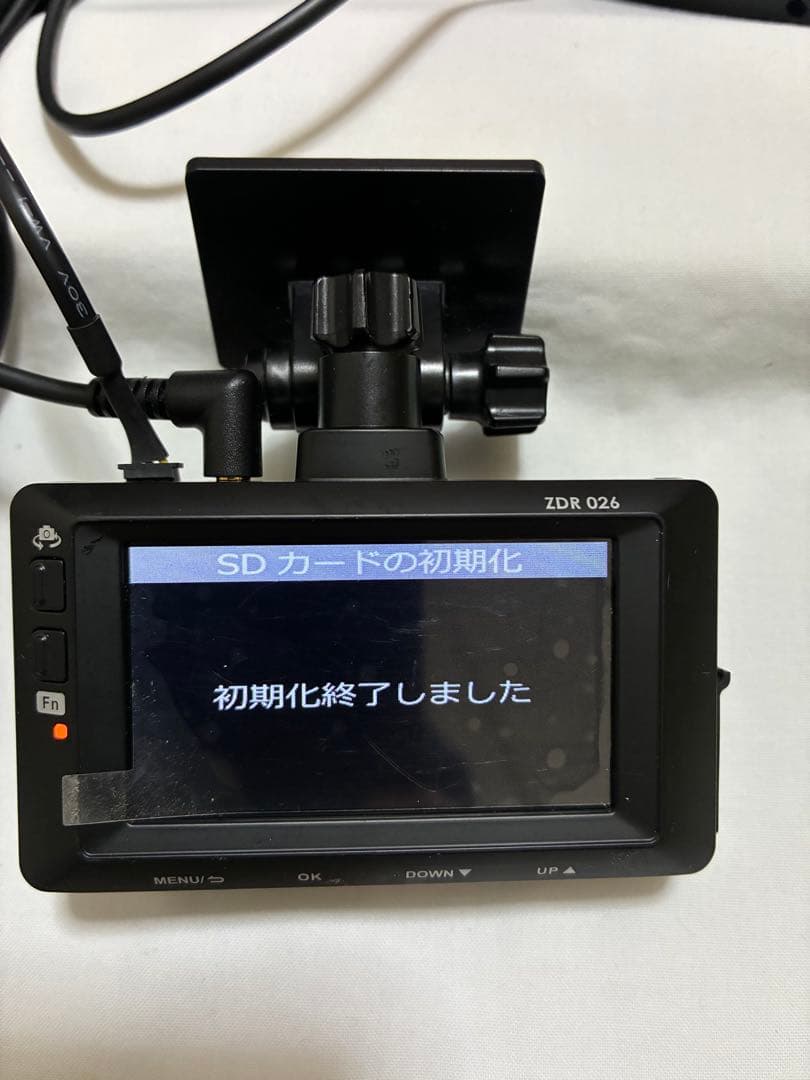 コムテック ZDR 026ドライブレコーダー前後カメラ　(129)