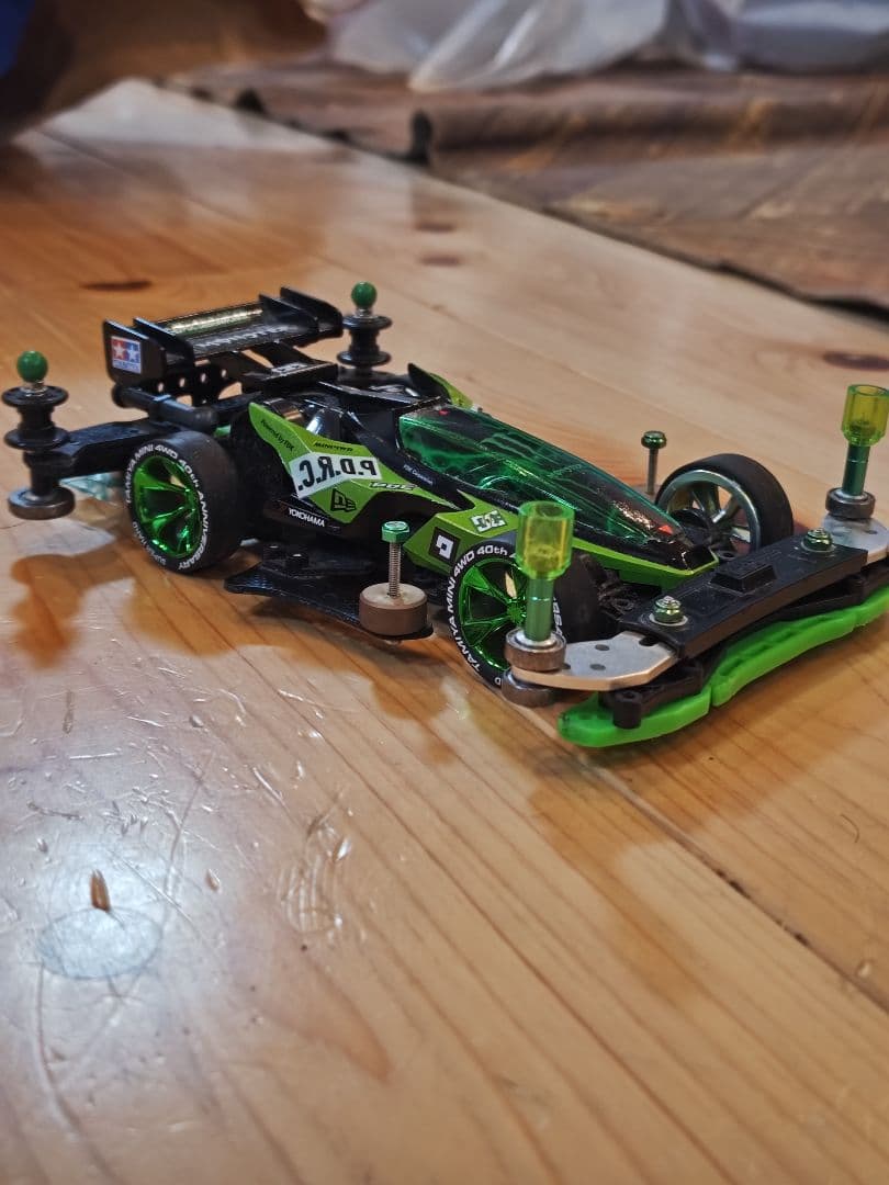 ★最終値下げミニ四駆完成品　レイスピアー　B-MAX仕様MONSTER　カスタム