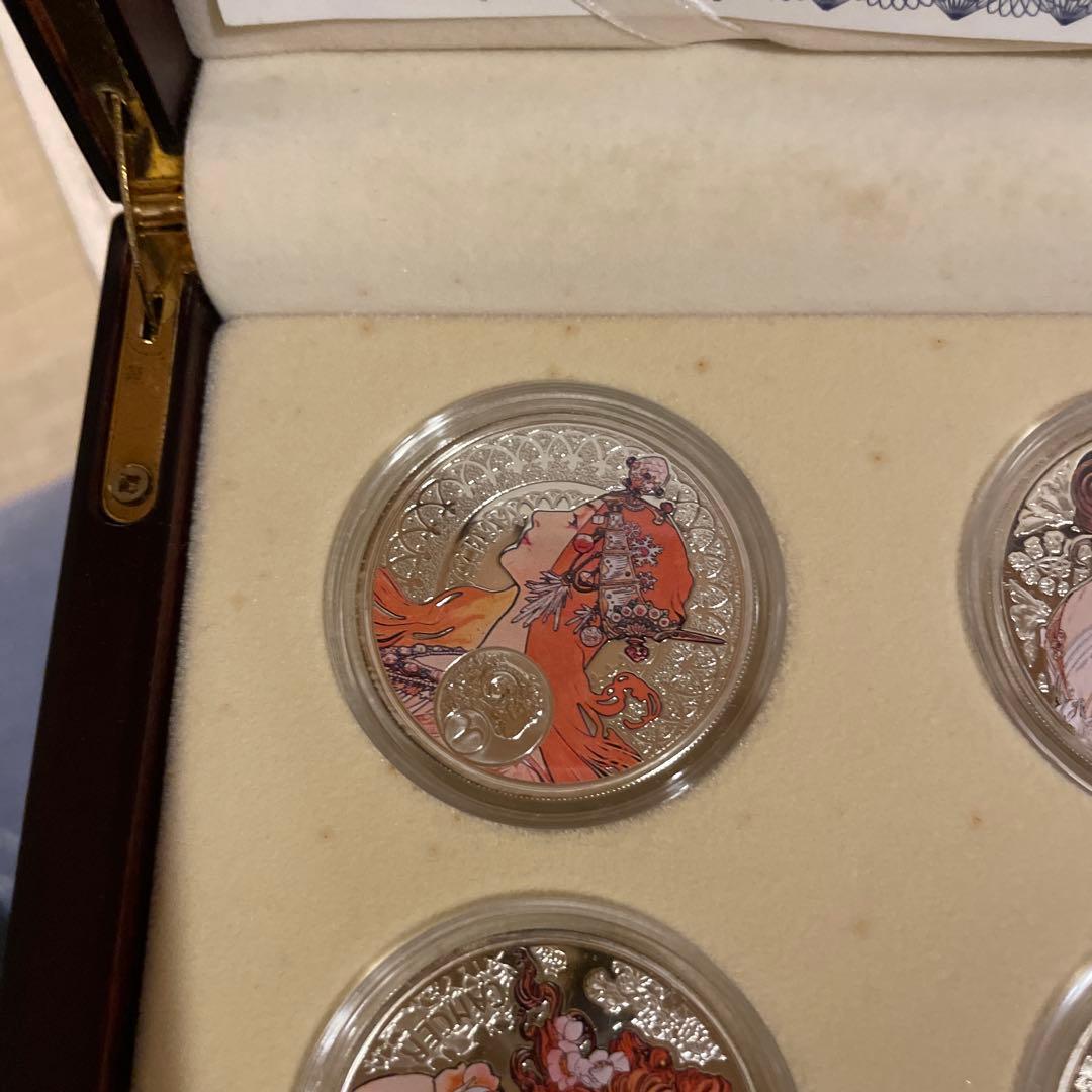 20ニウエ アルフォンス・ミュシャ 12星座 フルコンプセットメダル銀貨