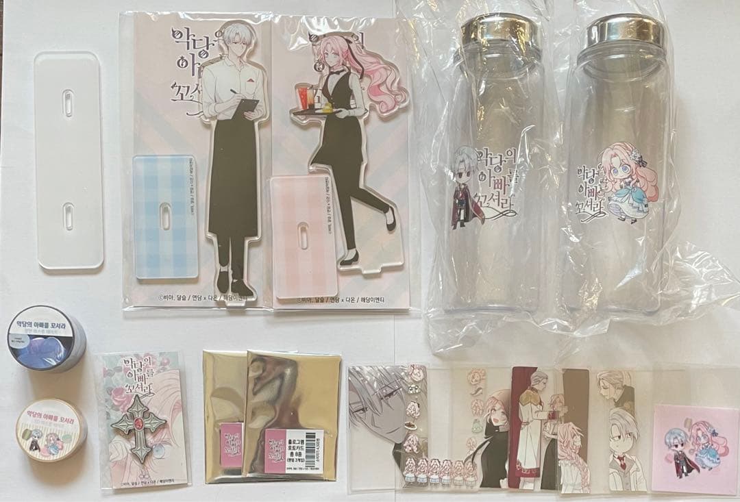 【最終値下げ】悪党のお父様、私と結婚してください♡/コラボカフェグッズセット