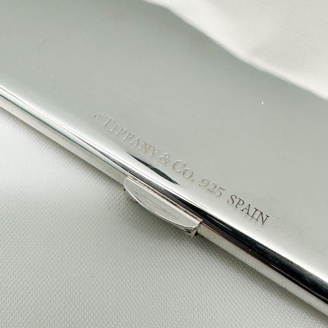 美品TIFFANY＆Co ティファニー カードケース シルバー925 名刺入
