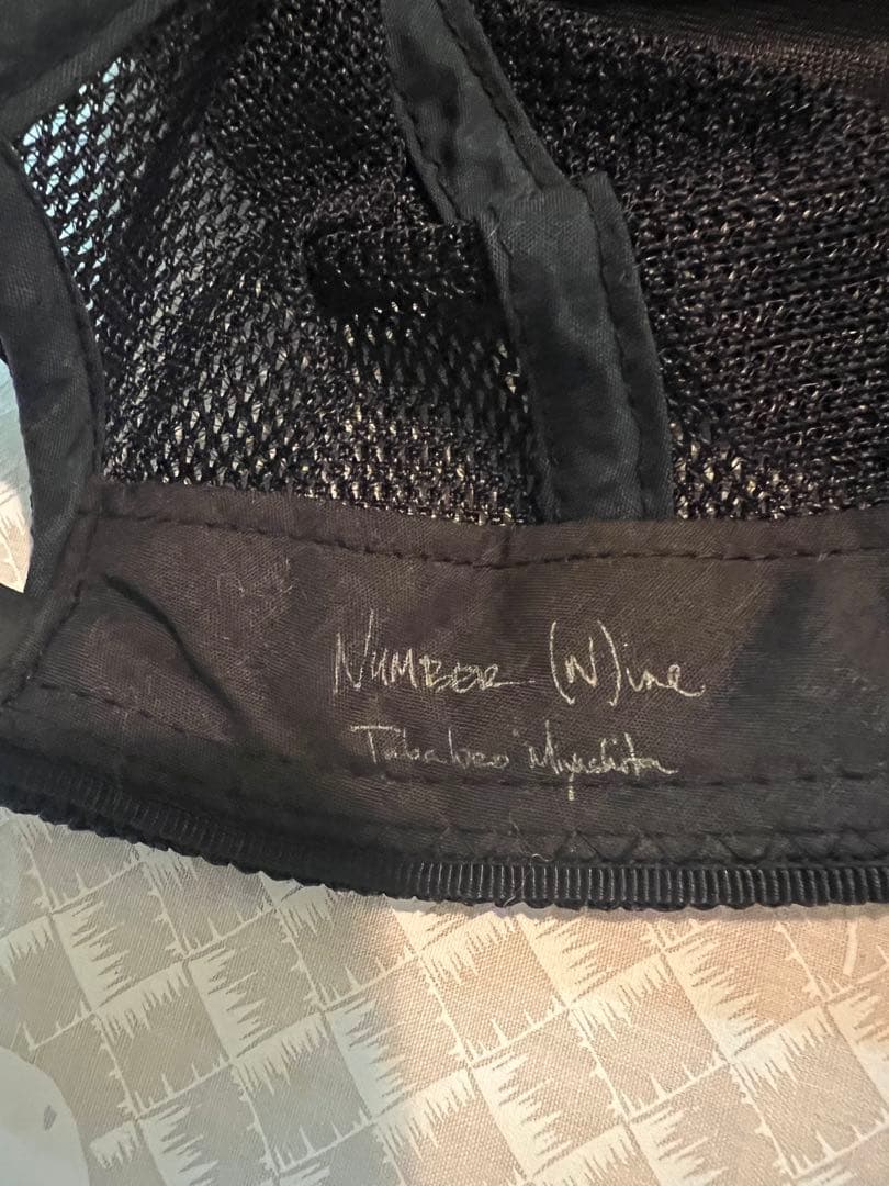 レアNumber (N)ine ナンバーナイン04SS メッシュキャップクロス柄