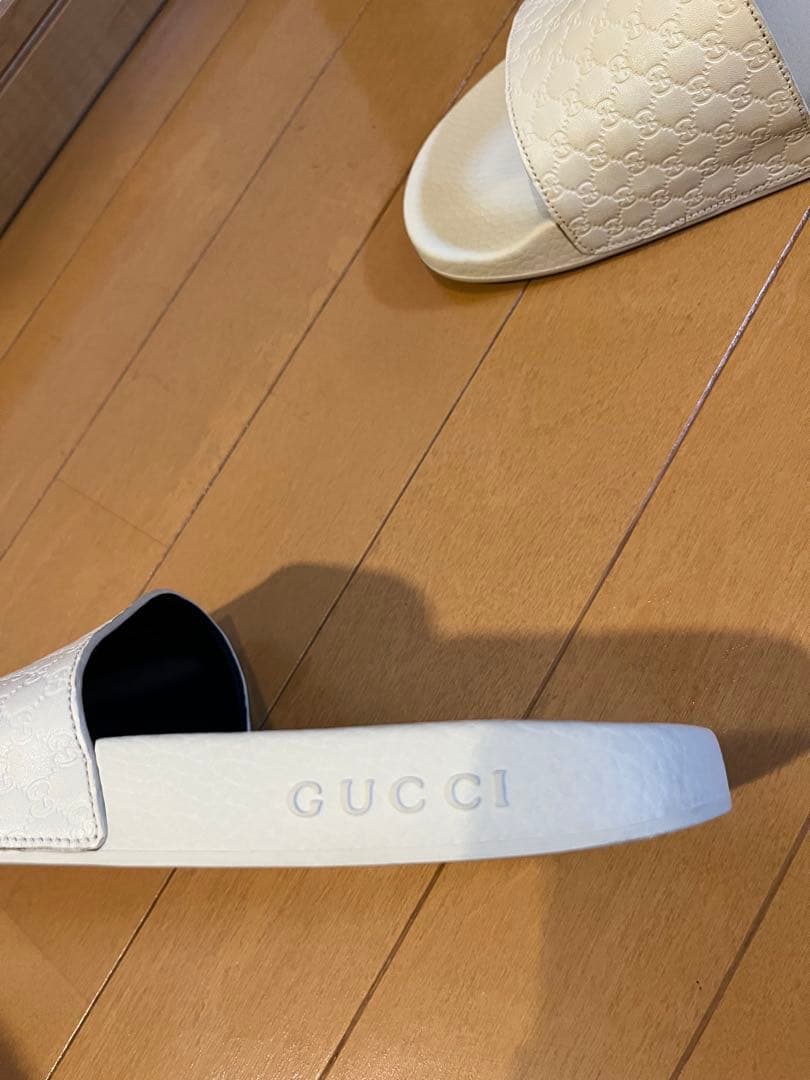 グッチ 567115 GG グッチシマ スライドサンダル サンダル ラバー
