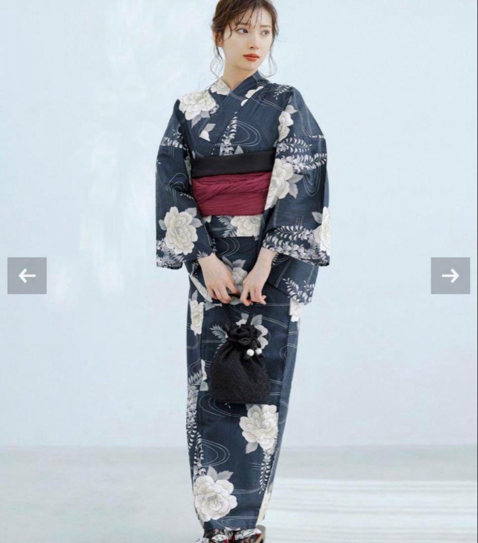 dita 浴衣 凪の藤ながれ