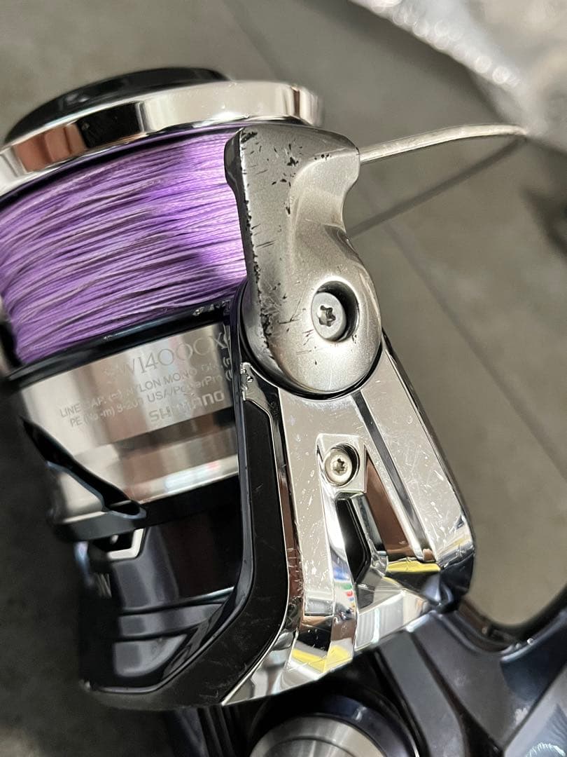 21ツインパワーsw 14000xg ナイロン100LB 付き