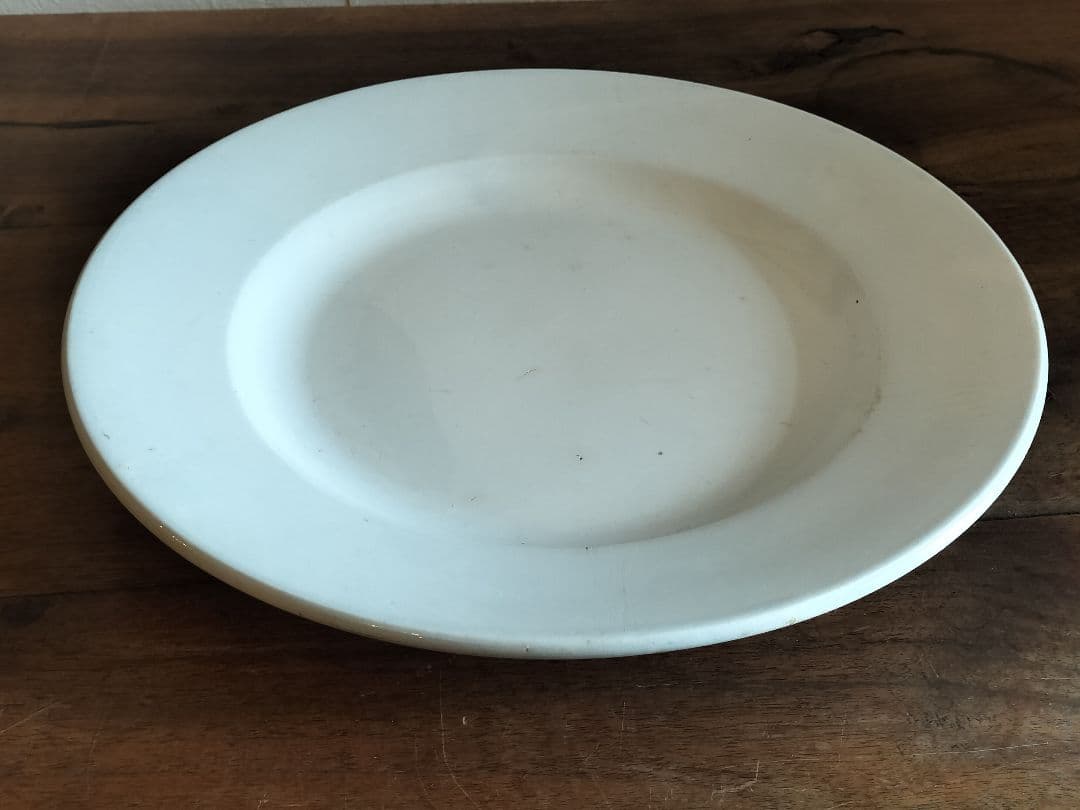 アンティーク　フランス　サルグミンヌ　白い　大皿