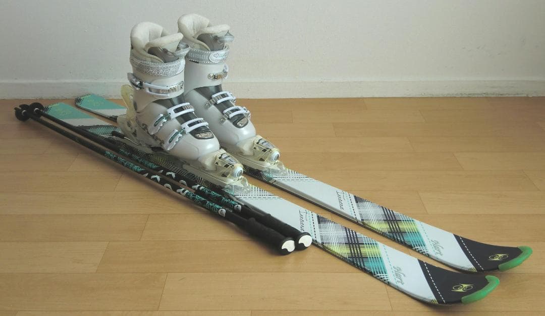 ■■送料無料■Hart■女性用スキーフルセット■板150靴25.5■WAX済■■