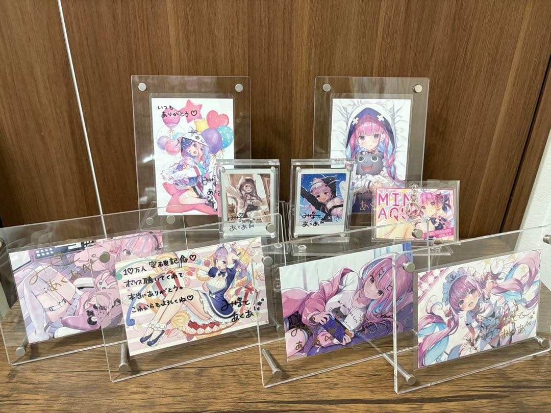 湊あくあ 直筆サイン まとめ売り