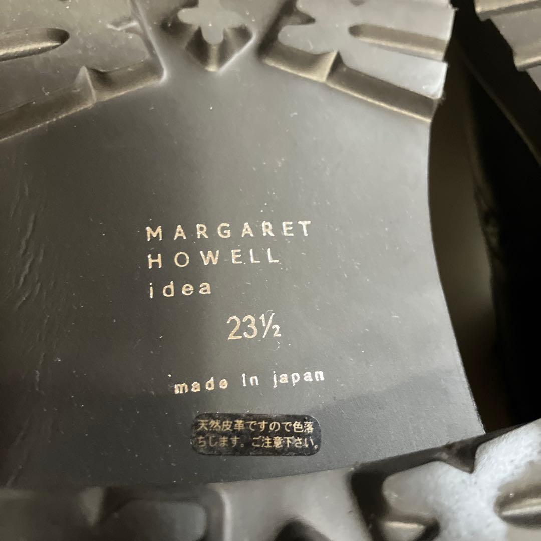 マーガレットハウエル　レザー レースアップウイングチップシューズ