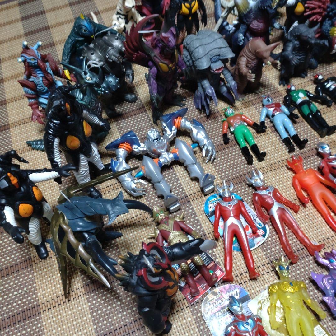 ウルトラマン　ウルトラ怪獣　仮面ライダー　ソフビ大量セット