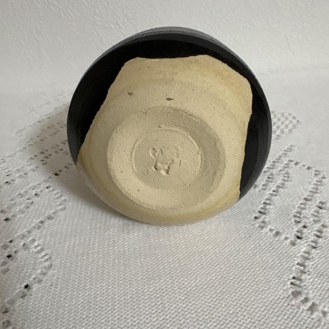 『小壺』陶器製小型花瓶 木箱付き 全長14cm 作者は陶芸家 『加藤釥』さん