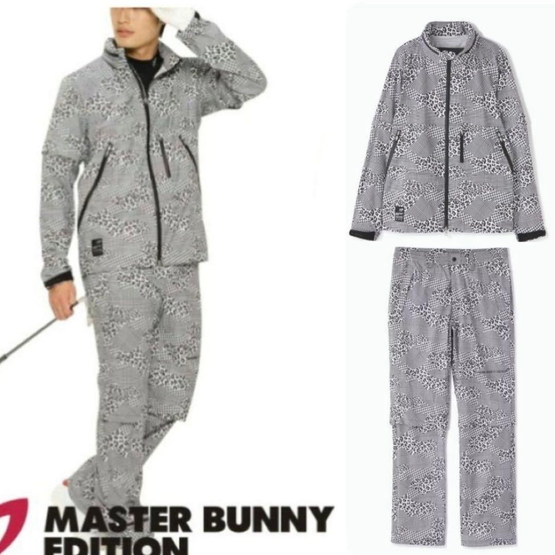 新品 パーリーゲイツ マスターバニー レインウェア 上下セット Lサイズ（5）