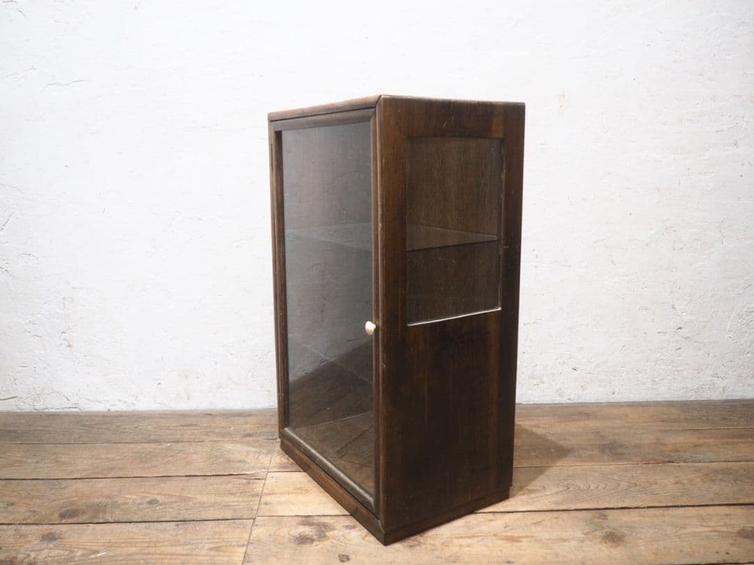 1146 ガラスケース　飾り棚　ショーケース　小物入れ　レトロ　アンティーク