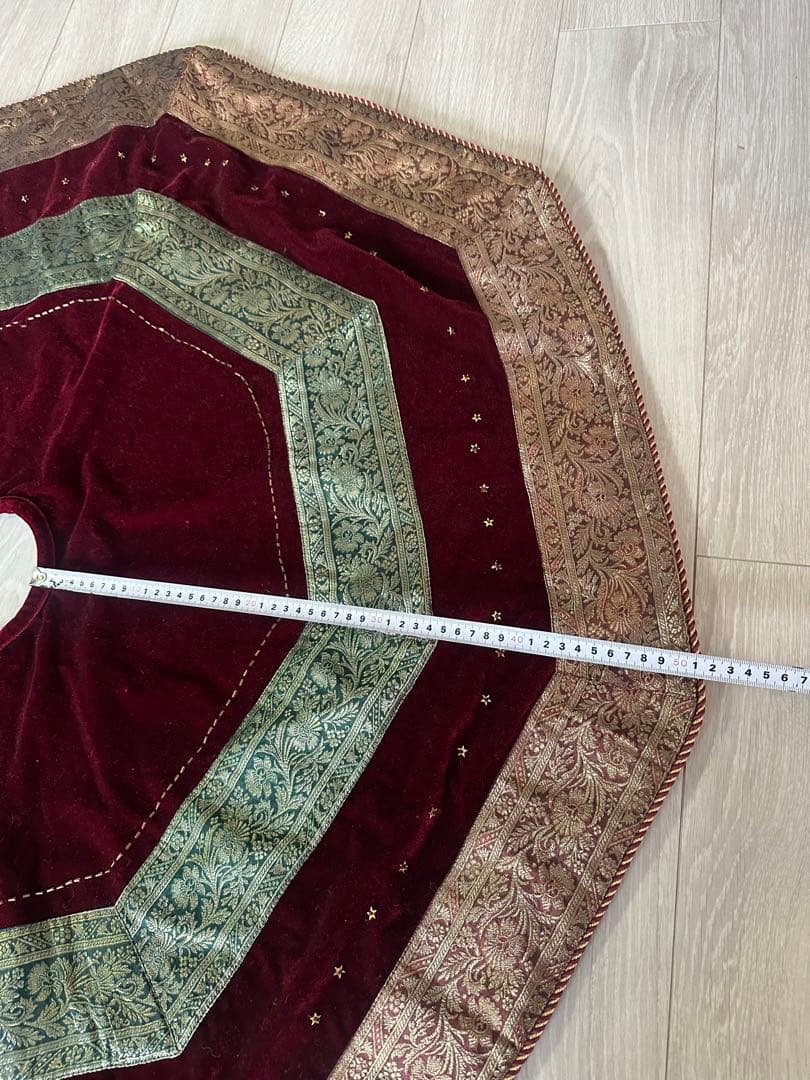 アメリカ購入ヴィンテージ クリスマススカート　クリスマス　インテリア