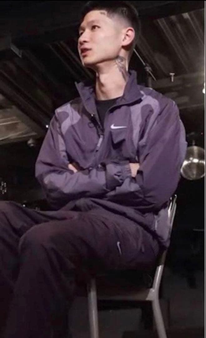 NIKE NOCTA ナイロンジャケット 紫 PURPLE IO着用