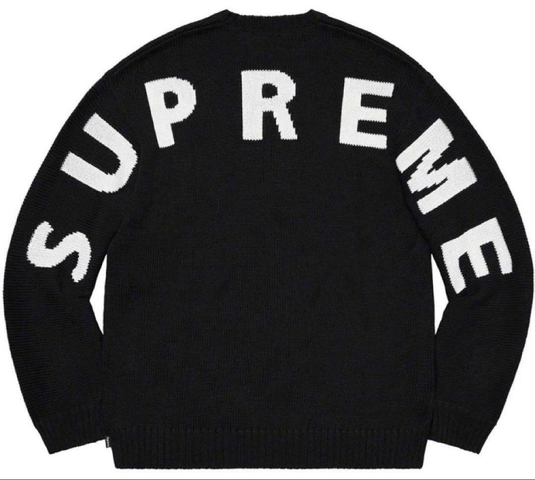 値下中/美品 Supreme Back Logo Sweater サイズL