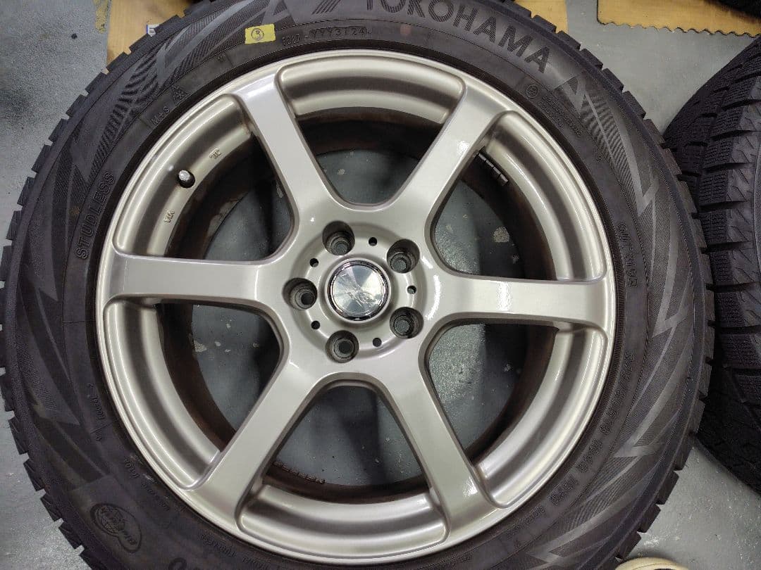 バリ溝スタッドレス〘2024年製〙245/50R18 アルミホイールセット 4本