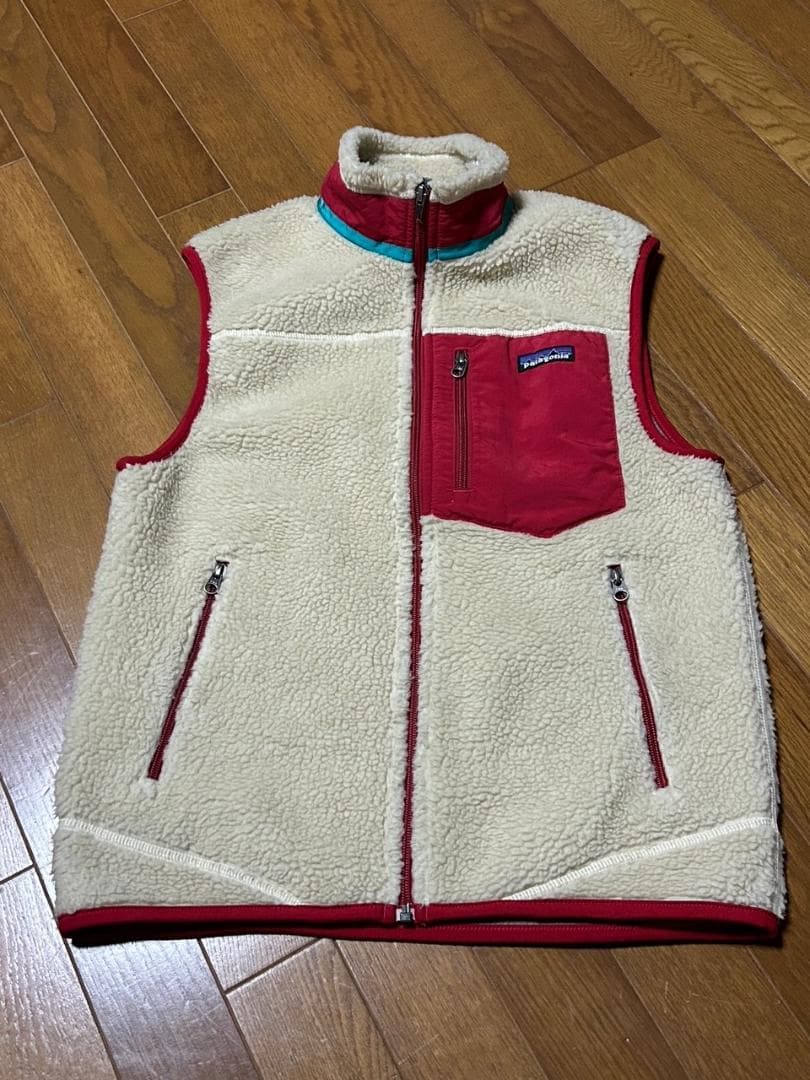 パタゴニア レトロX　ベスト　ナチュラル赤　Sサイズ
