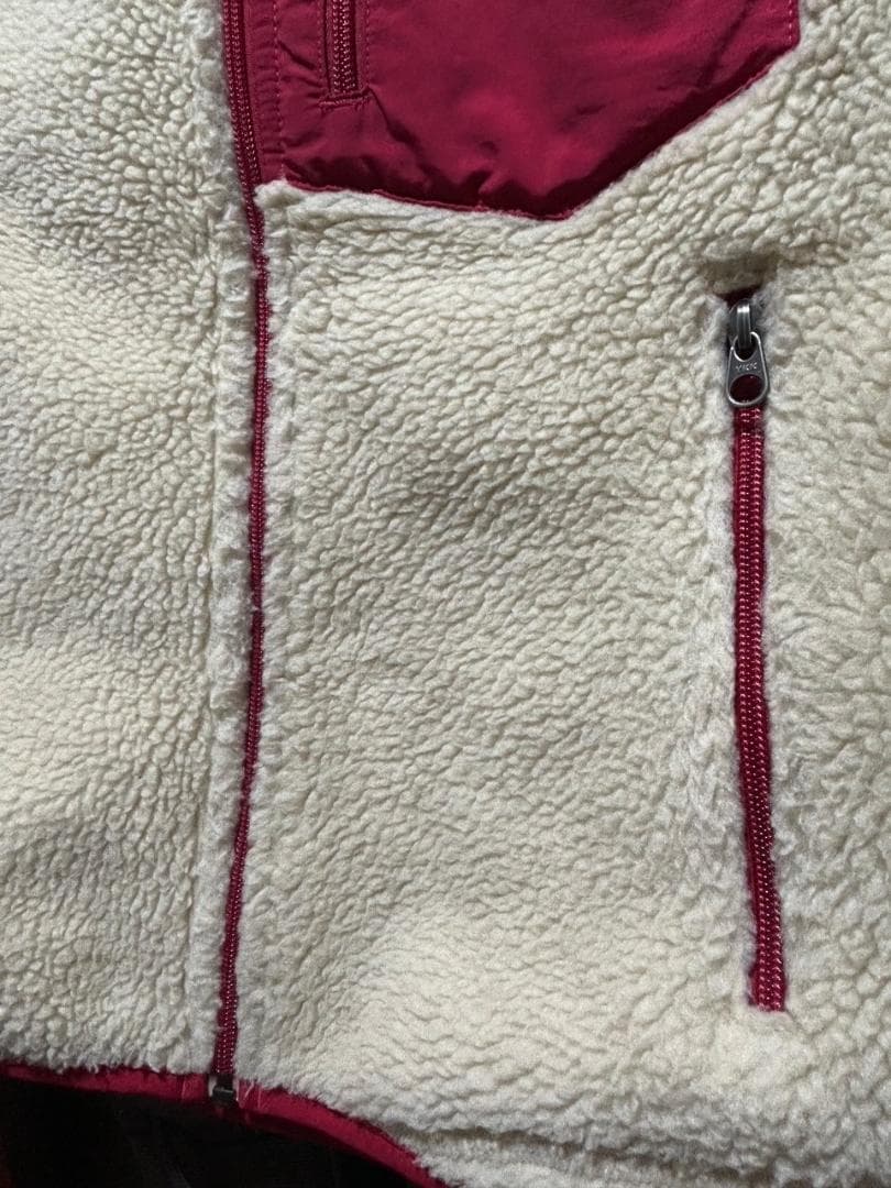 パタゴニア レトロX　ベスト　ナチュラル赤　Sサイズ