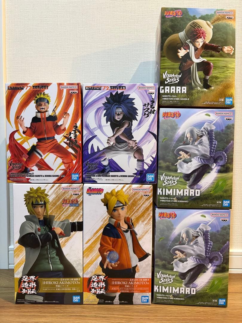 ナルト ボルト うずまきボルト 波風ミナト サスケ 君麻呂 我愛羅 フィギュア