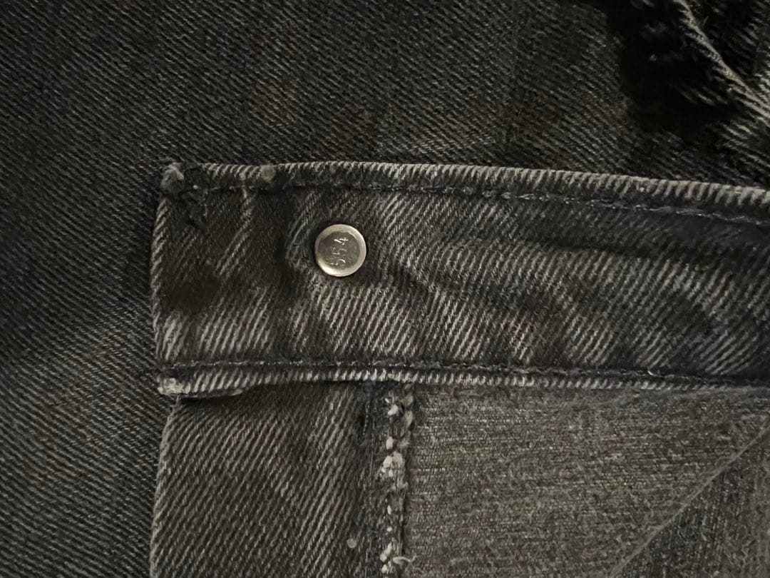 リーバイス550 後染めブラックUSA 製W36 L32相当