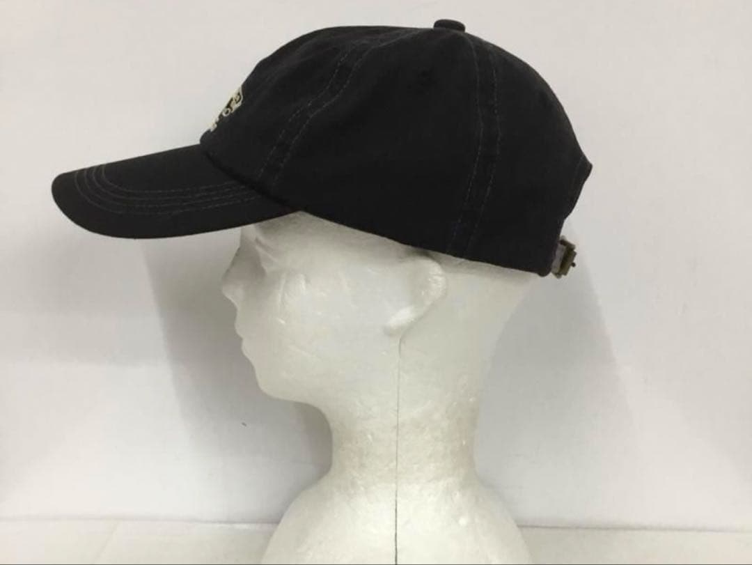 RRL ブラック ロゴ刺繍 ベースボールキャップ