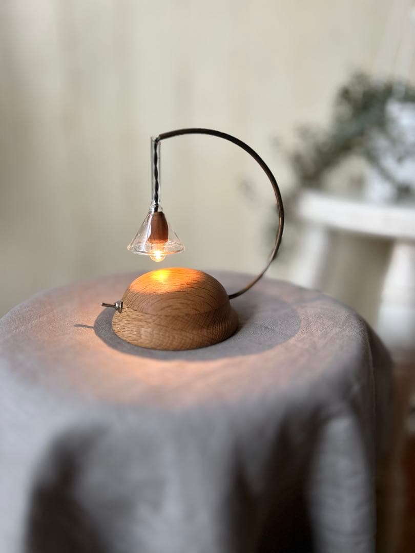 ︎*。ag✧︎*。　丸いオークのミニランプ