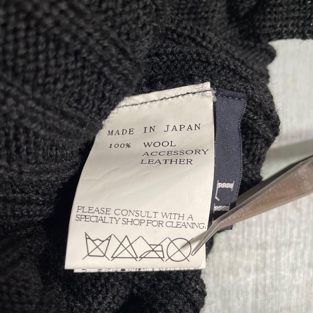 美品◆希少◆LIMI feuリミフゥ◆レザーレッグウォーマー◆サイズフリー