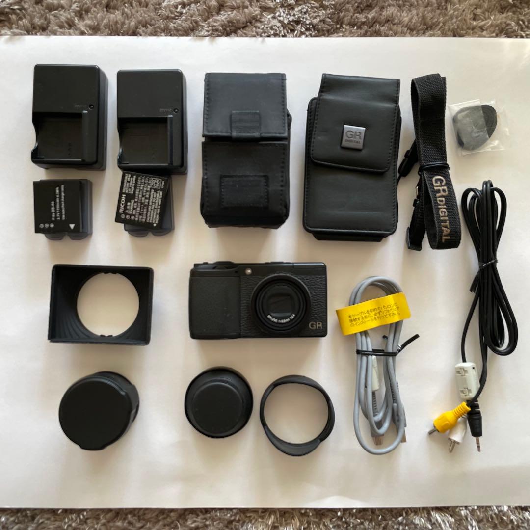 RICHO GR DIGITALⅡ 別売ワイコン、Headporterケース他