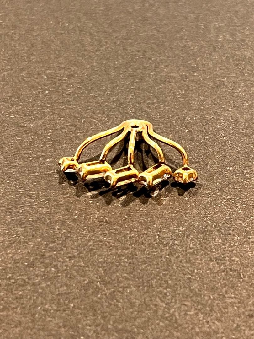 アガット　ピアスチャーム　片耳用　10k