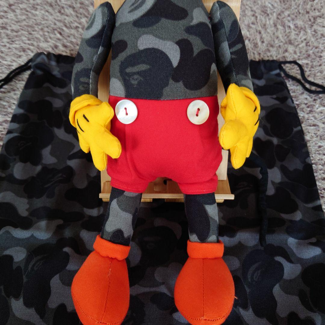 ★APE エイプ×DISNEY ディズニー 初期 ミッキーマウス ぬいぐるみ★