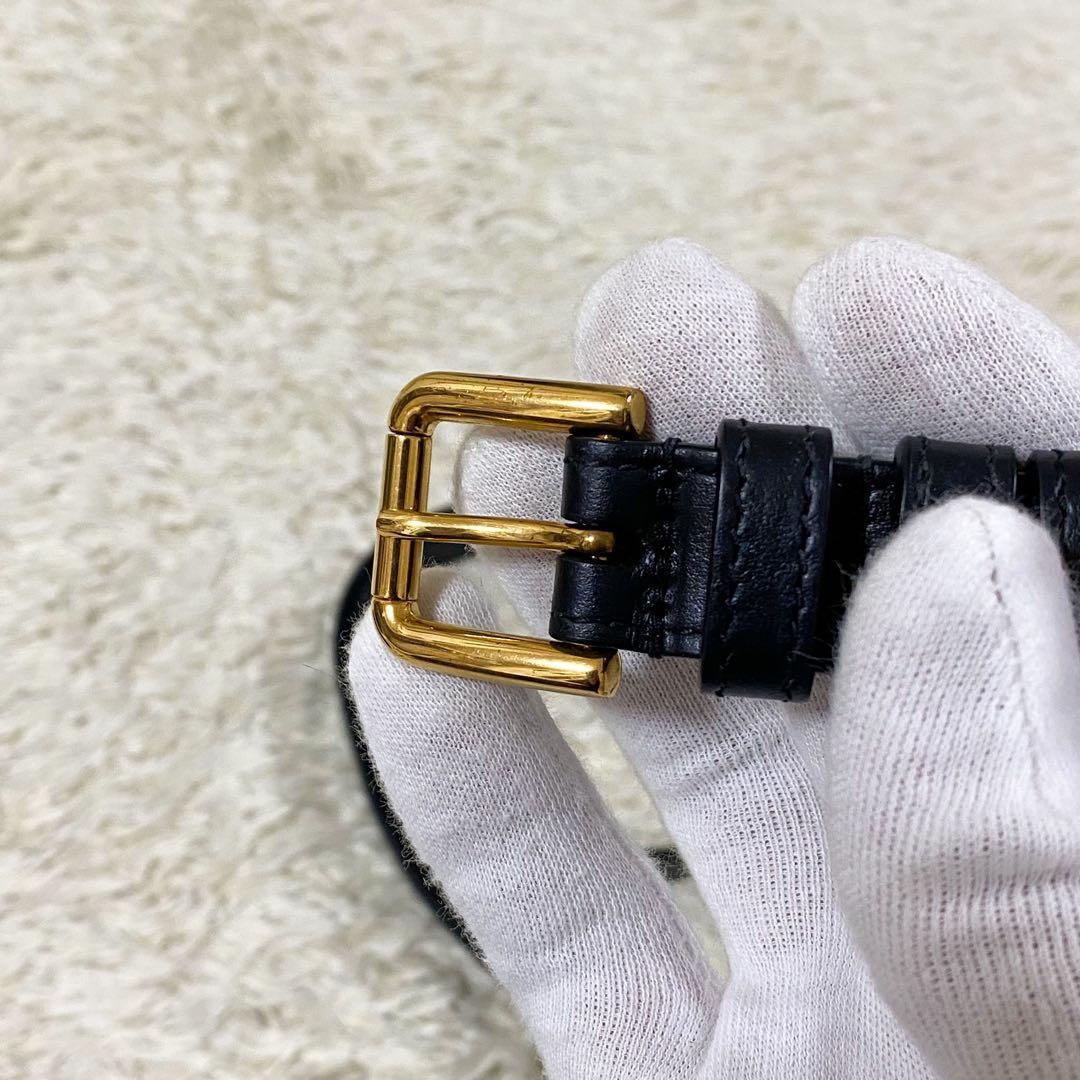 希少【極美品】ドルチェ&ガッバーナ ディヴォーション ボディバッグ ブラック