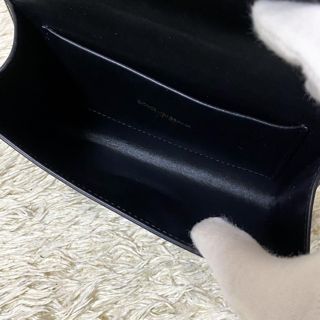 希少【極美品】ドルチェ&ガッバーナ ディヴォーション ボディバッグ ブラック