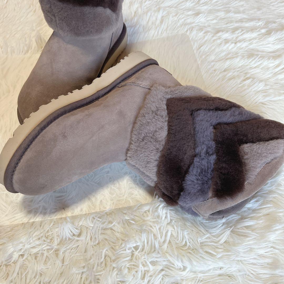 UGG アグ ムートンブーツ 24.0 シープスキン 防寒 耐寒