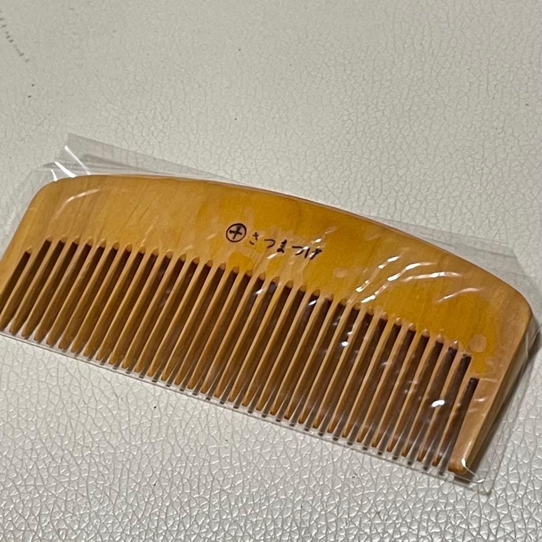 多つげ製作所 薩摩つげ コーム ヘアケア つげ櫛 桜島椿27g付き