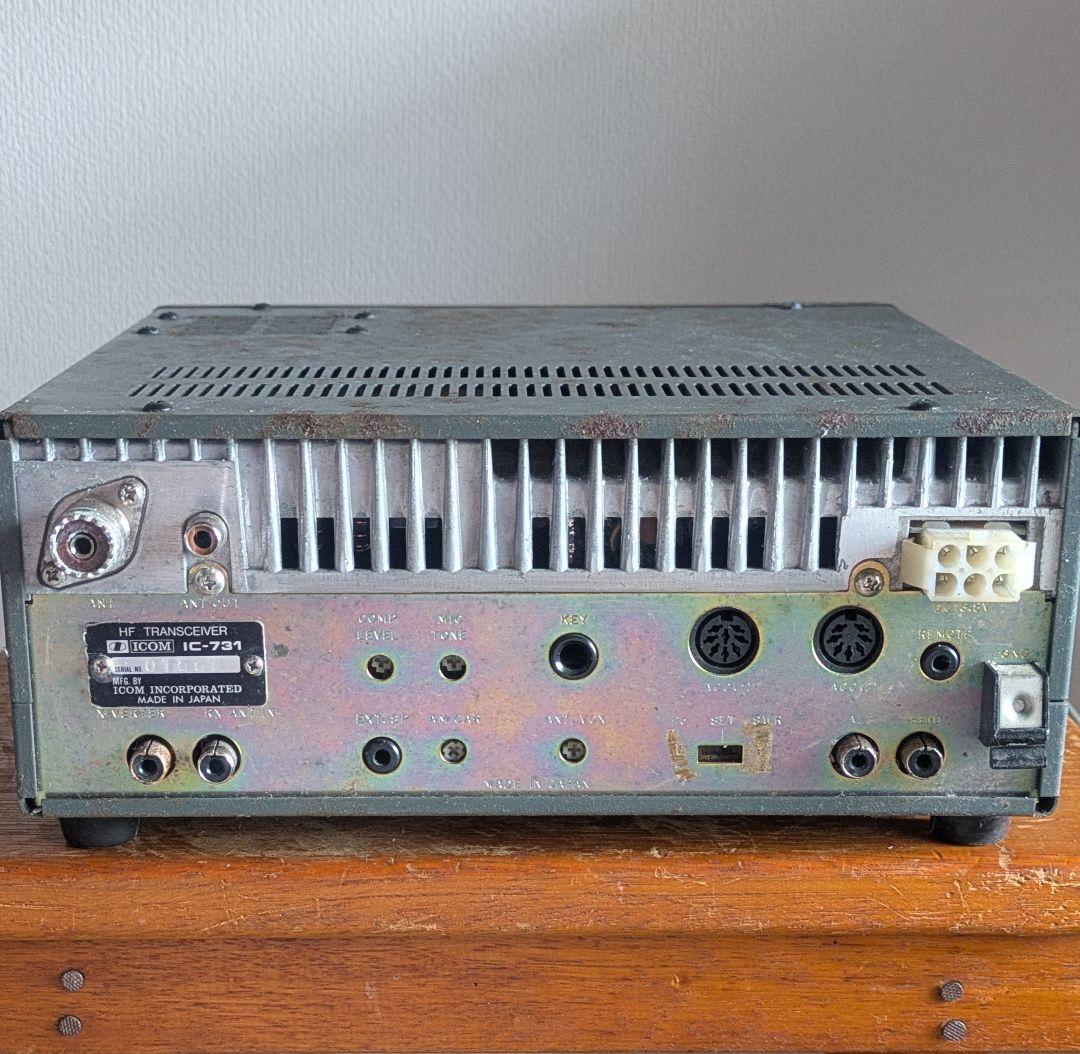 Icom アイコム IC-731 無線機 中古 現状品　HFトランシーバー