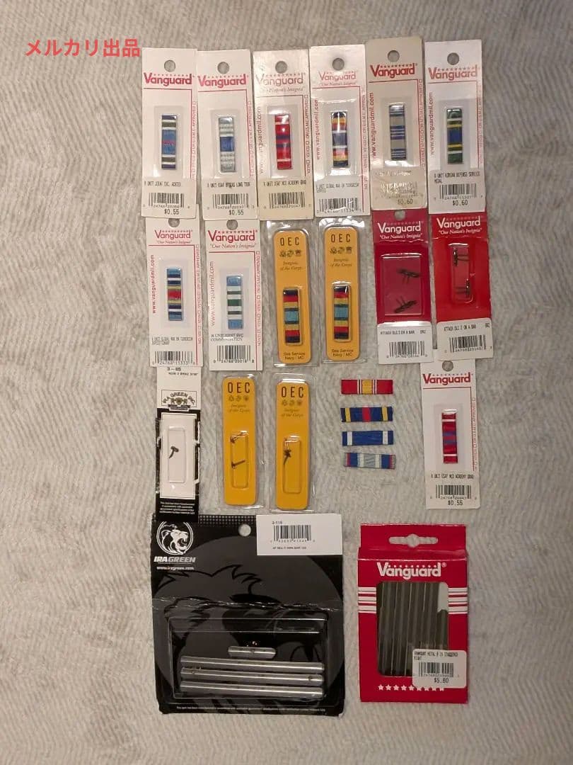 【希少】USミリタリー 勲章パーツセット Vanguard製 新品多数