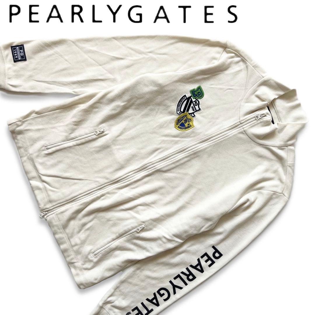 PEARLY GATES パーリーゲイツ　フリース　ロゴ　ハイネック　ジャケット