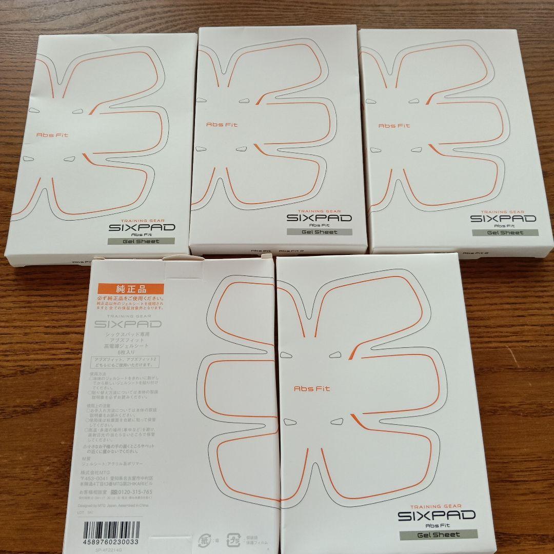 新品SIXPAD Gel Sheet シックスパッドジェルシート(6枚入)×5箱