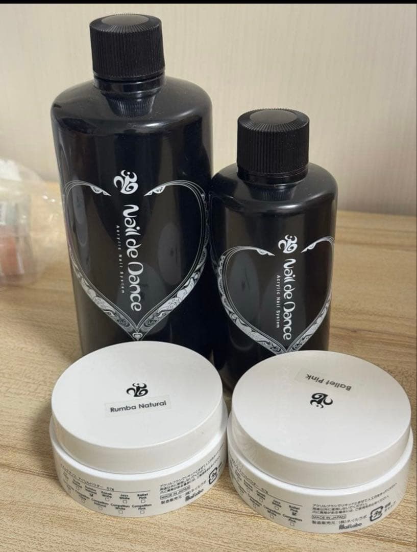 Nail de Dance アクリルリキッド　パウダー　セット