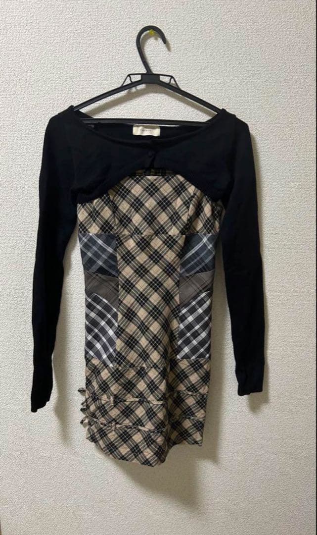 ワンピース ANDMARY Aine set mini dress beige