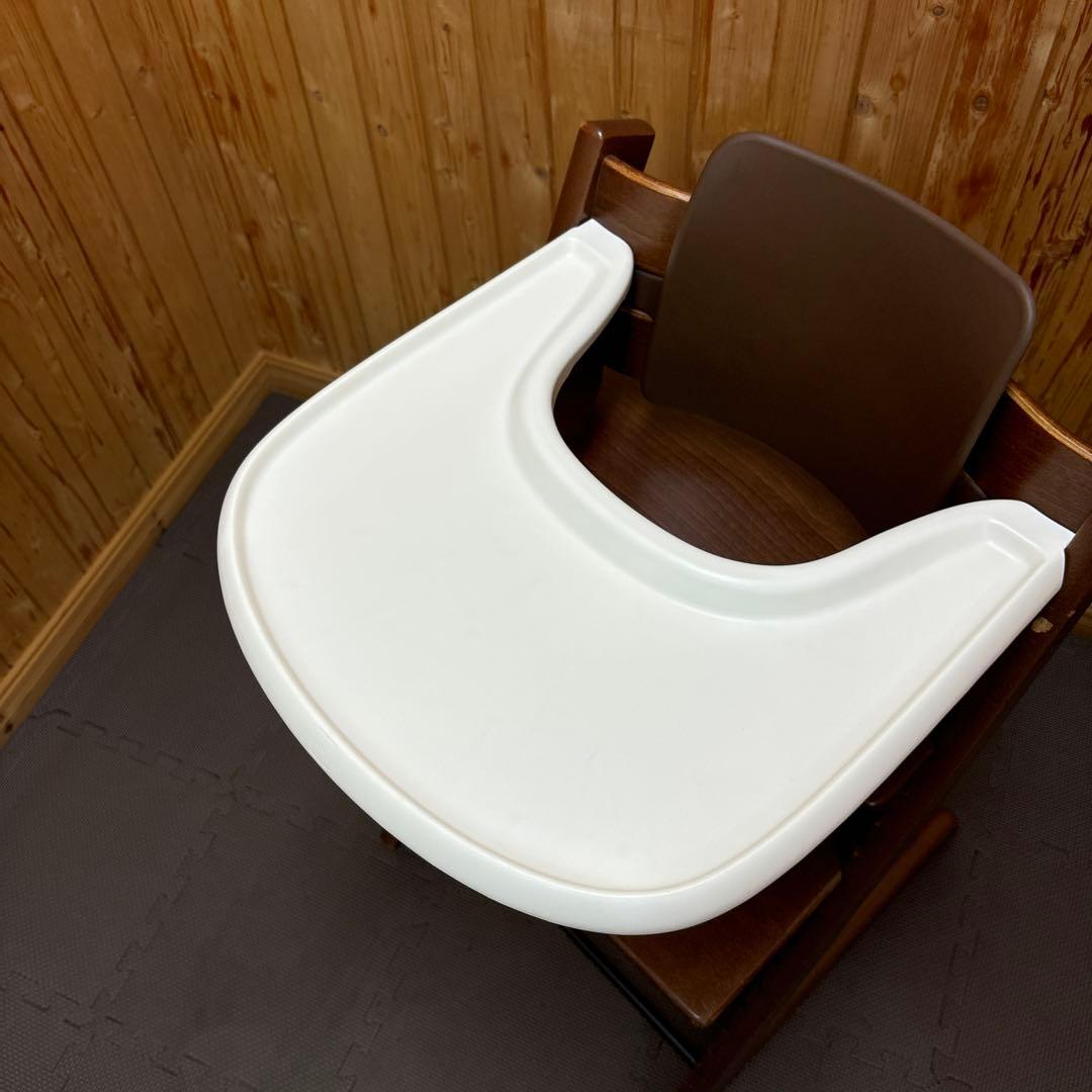 ストッケ トリップトラップ ウォールナットブラウン ベビーセット&トレイ付