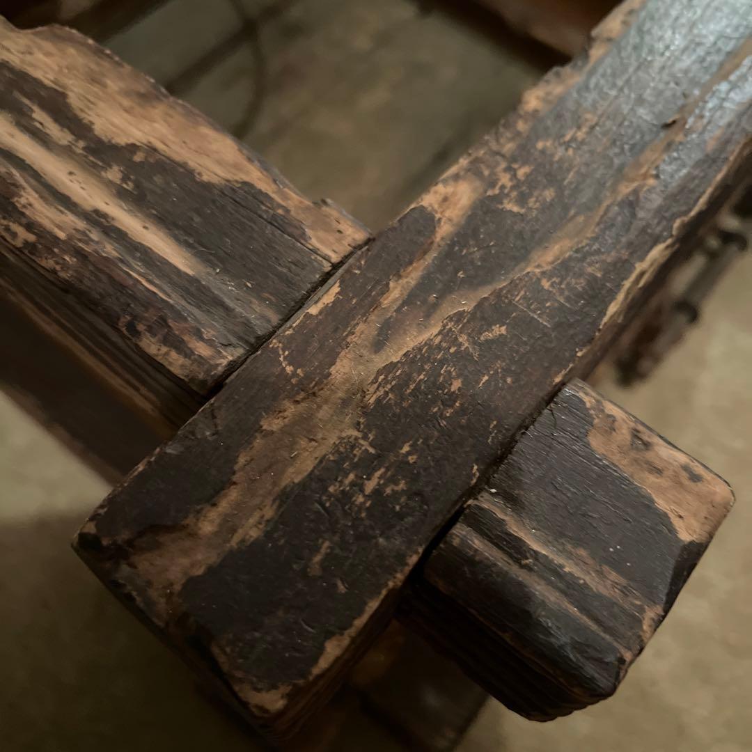 激レアアンティーク　井戸桶　井戸のオブジェ　茶道具　茶室　つるべ井戸　手汲井戸