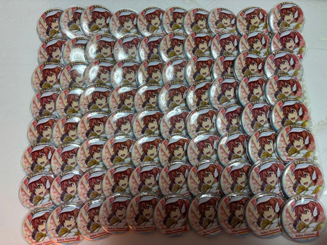 七瀬陸 缶バッジ 80個セット