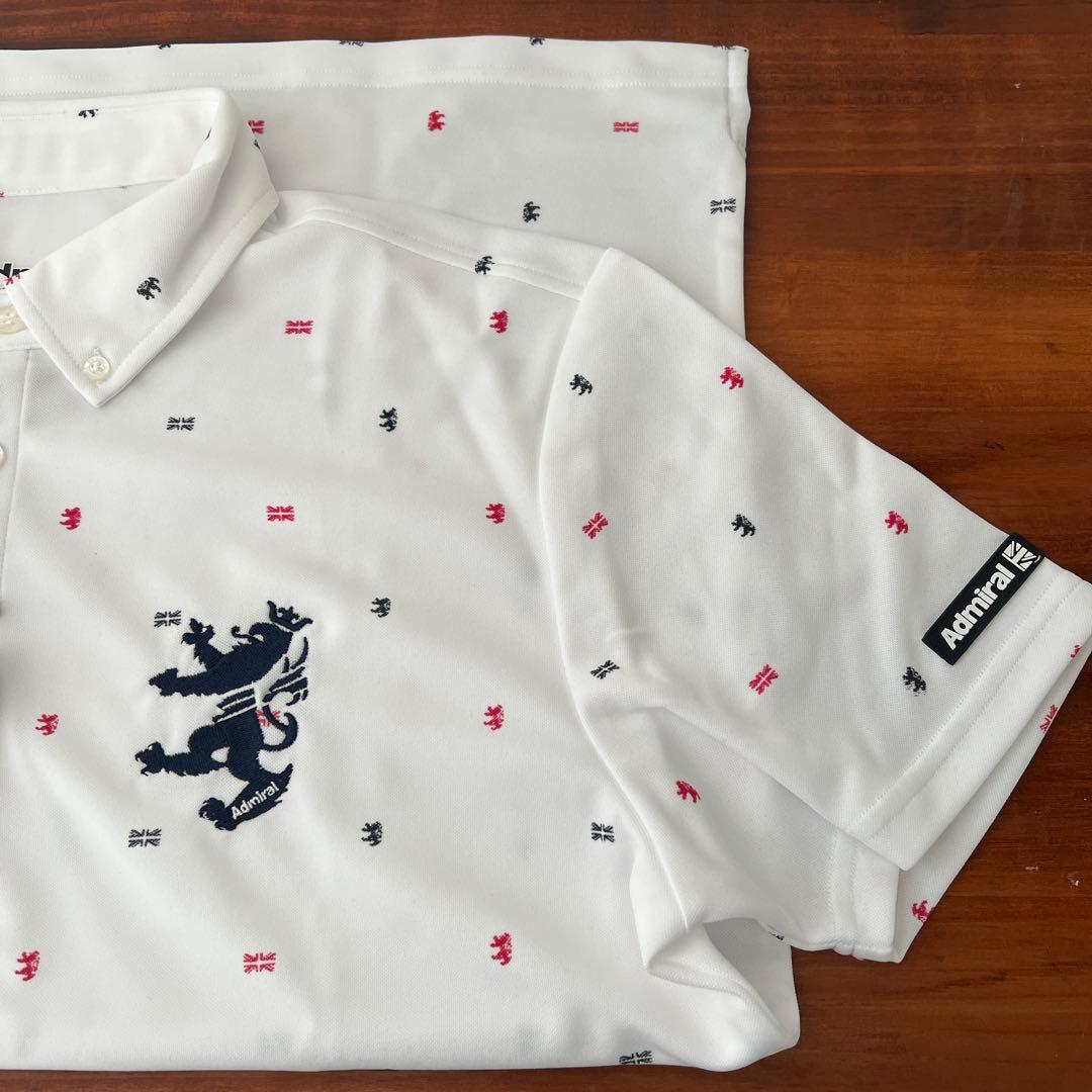 新品未使用　Admiral アドミラルゴルフ　ボタンダウンポロシャツ