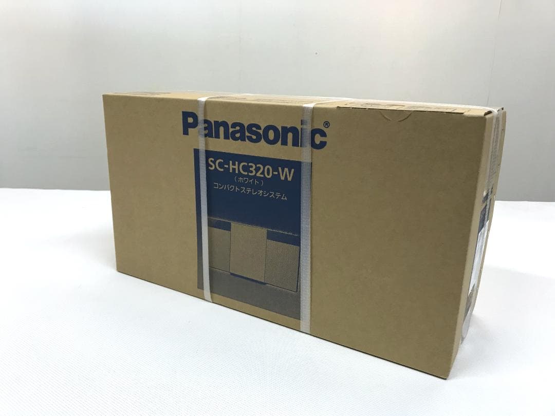 未使用品　パナソニック コンパクトステレオシステム　SC-HC320　ホワイト