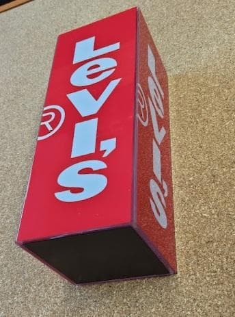 Levi's リーバイス アクリル 看板 マグネット付き ノベルティグッズ